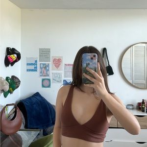 Brown tank top